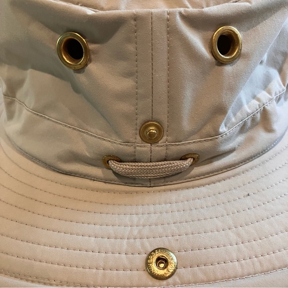 Tilley LT3 Water Repellent Snap Up Hat Tan Brown Size 7 1/4 - Picture 6 of 15